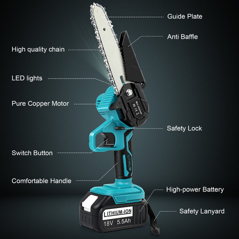 Mini Cordless Electric Chainsaw